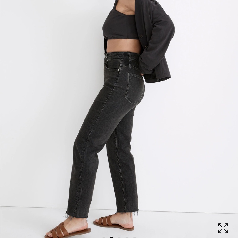 Madewell Curvy Perfect Vintage Straight Jean in Lunar Wash
